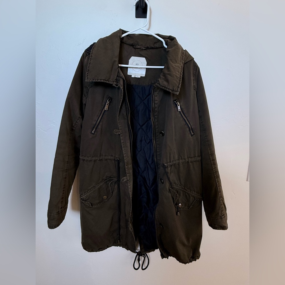 Anthropologie Olive Green Women's Coat
